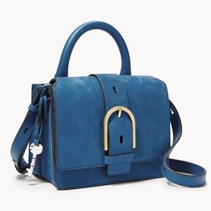 Fossil Wiley Blue Top Handle
